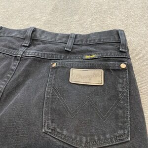 Wrangler Men's Straight Jeans in Dark Gray